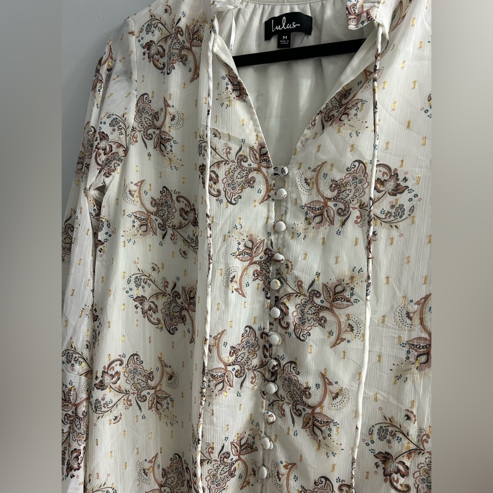 Lulus paisley print tunic swing dress - Picture 3 of 8